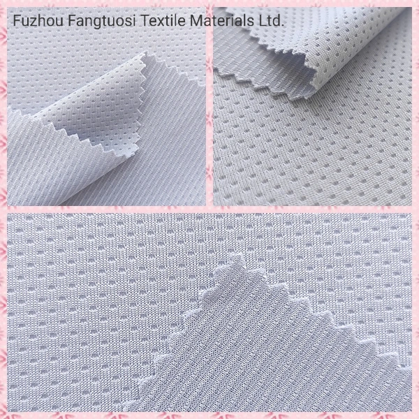 100% Polyester Material Sport Interlock Knitting Mesh Fabric for Football Wear