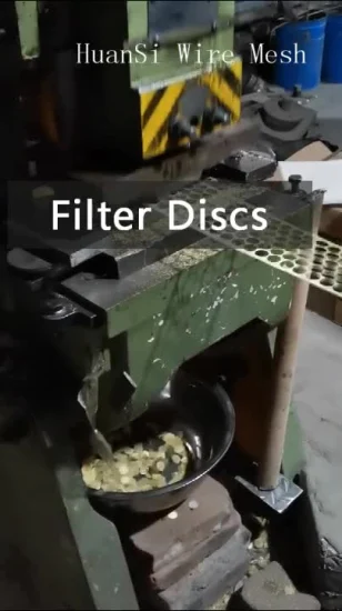 Discos filtrantes de malla de alambre Soldadura por puntos/Borde cubierto/Multi